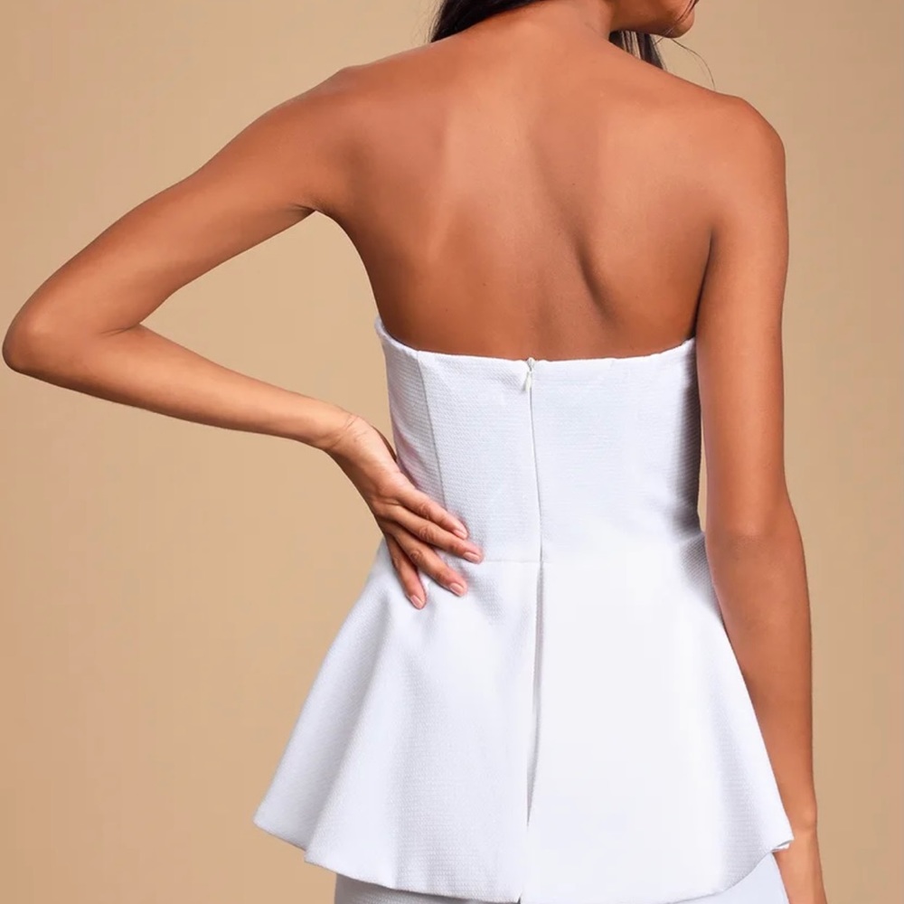 Lilie white romper size XS